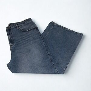 BDG Wide Leg Jeans Womens 38 Blue Denim A-Wide Urban Outfitters Y2K 90s Skater